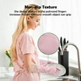 thumbnail image 4 of Dishwashing Cleaning Gloves 2 pairs - Reusable Rubber Gloves Non-slip Laundry Kitchen Gardening Household GlovesPink, 4 of 5