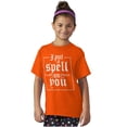 thumbnail image 3 of Halloween I Put A Spell On You Girls Kids T Shirt Tees Teen Brisco Brands S, 3 of 5