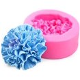thumbnail image 3 of Nvzi Carnation Flower Silicone Mold for Fondant Chocolate Candy Cake Decorating Candle Soap Baking Pastry Polymer Clay, 3 of 5