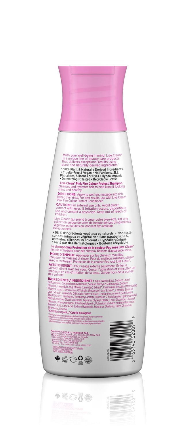 Live Clean Pink Fire Colour Protect Shampoo