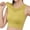 351#Yellow, variant on Ribbed Workout Tank Tops for Women with Built in Bra Tight Racerback Scoop Neck Athletic Top