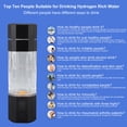 thumbnail image 4 of Botella De Agua De Hidrógeno, Máquina Portátil De Agua De Hidrógeno De 8000 Ppb Con Base Desmontable, Fabricante De Agua De Hidrógeno, Adecuada Para Viajes, Ejercicio, 4 of 7