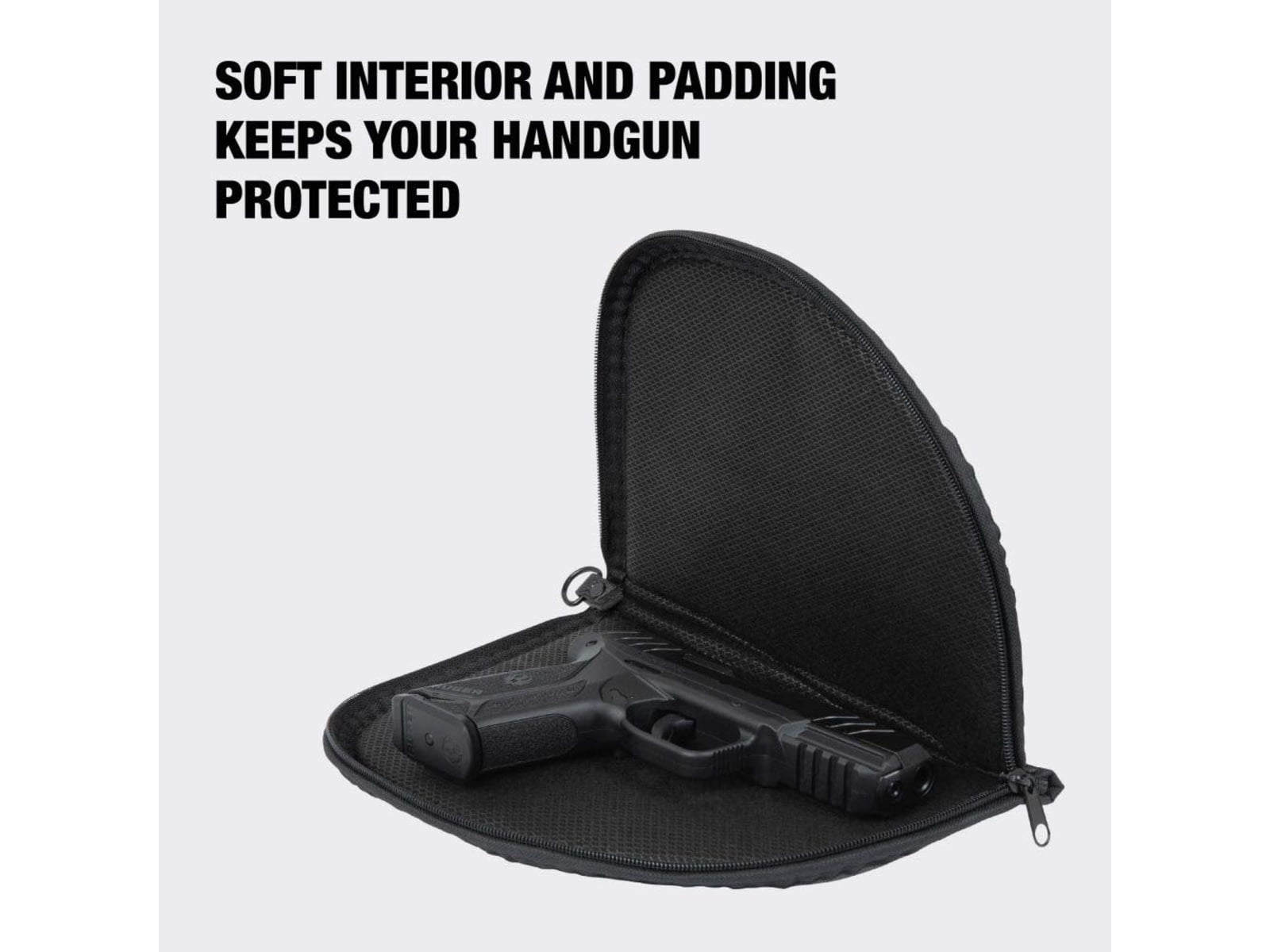 Ruger 8 In Full-Size Pistol Case, Gray