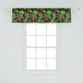 thumbnail image 2 of Ambesonne Tropical Valance Pack of 2, Colorful Summer Foliage, 54"X12", Multicolor, 2 of 2