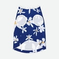 thumbnail image 6 of LNWH Blue Floral Print Pattern Dog Clothes, Breathable Warm Cotton Pet Clothes 4X-Large, 6 of 8