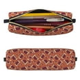 thumbnail image 3 of Ratiio American Football1 Pattern Leather Pencil Case, Pencil Pouch with Durable Zipper, Compact and Stylish Organizer for Stationery, Art Supplies, Travel Essentials, 3 of 8