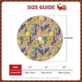 thumbnail image 4 of Balery Lavender Flowers Printed Christmas Tree Skirt , Merry Christmas Party Christmas Tree Decoration,Adjustable Tree Skirt-36", 4 of 8