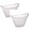 B*2, variant on Cheese Cloth Filling Squeeze Nylon Bags, Bowl-shaped reusable nylon cheese cloth filter bag, Ultra Fine Mesh Strainer Bags, suitable for nut milk, juice, soy milk, dumpling fillings(L)