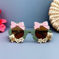 thumbnail image 2 of JYYYBF Kids Girls Sunglasses, Cute Sweet Flowers Bow Bear Funny Sunglasses Summer Outdoor Travel Party Favor, 2 of 6