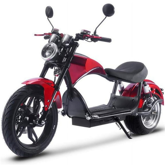 MT-Raven-60v-2500w-Red 60V 30AH 2500W Raven Lithium Electric Scooter, Red