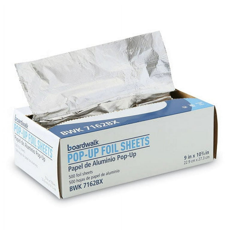9''*10.75'' Household Pop Up Aluminum Foil Sheets Soft Temper