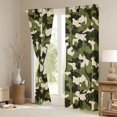 thumbnail image 3 of Feelyou Boy Camo Black Out Curtains, Initial J Letter Curtains Pack of 2 (42x63 Each), 3 of 6