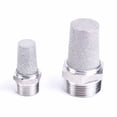 thumbnail image 1 of 1/8 "1/4" 3/8 "1/2" 3/4 "1" BSP Conector de silenciador de silenciador neumático masculino accesorio de aire 304 acero inoxidable, 1 of 4