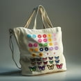 thumbnail image 3 of Parches termoadhesivos IANZE con forma de flor y mariposa para ropa, 42 unidades, 3 of 7