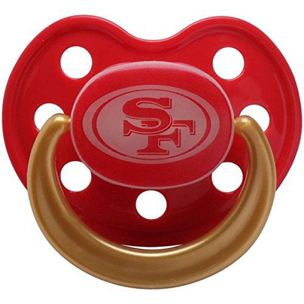 NFL San Francisco 49ers Glow in the Dark 2-Pack Pacifiers - image 3 of 5