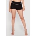thumbnail image 3 of Women's Metallic Starfish Chain Detail Crochet Shorts, 3 of 4