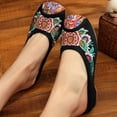 thumbnail image 2 of ZTTD Women Cloth Shoes Sandals National Embroidered Tendon Soles Flowers Slippers Women's Slipper A, 2 of 4