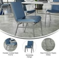 thumbnail image 4 of Flash Furniture 4 Pack Heavy Duty Navy Vinyl Stack Chairs, 4 of 13