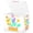 Flower Clip Art, variant on Foldable Fabric Storage Bin With Handle Collapsible Basket Box Storage With Lid Organizer Light Green Checkered Design