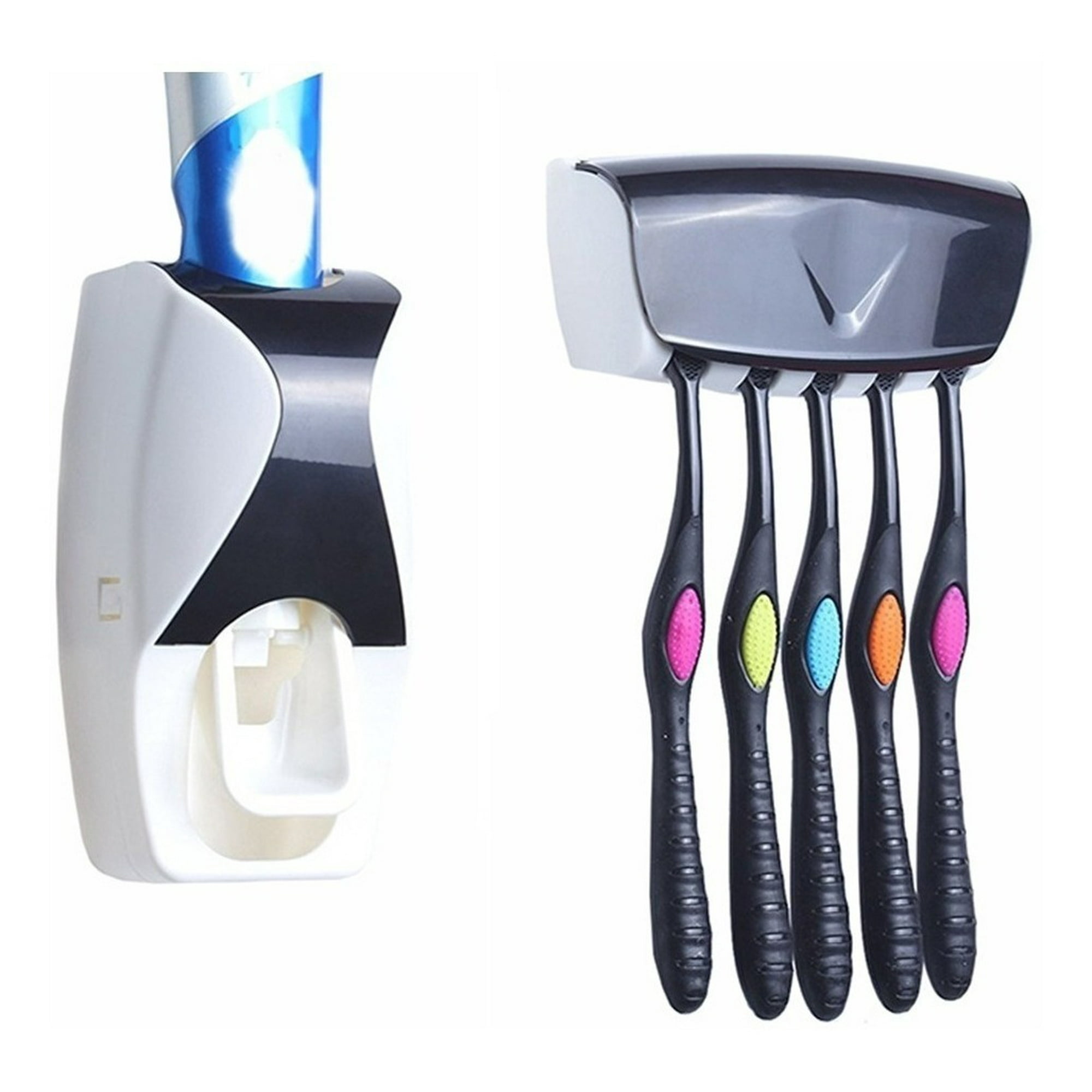 Dispensador Automático Pasta Dental + Porta Cepillo Dientes
