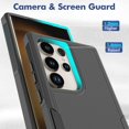 thumbnail image 2 of czcpp-for Samsung Galaxy S25 Ultra Heavy Duty Case, Shockproof Protective Drop Protection Phone Case Full Body Protection Hard Case,Black, 2 of 4