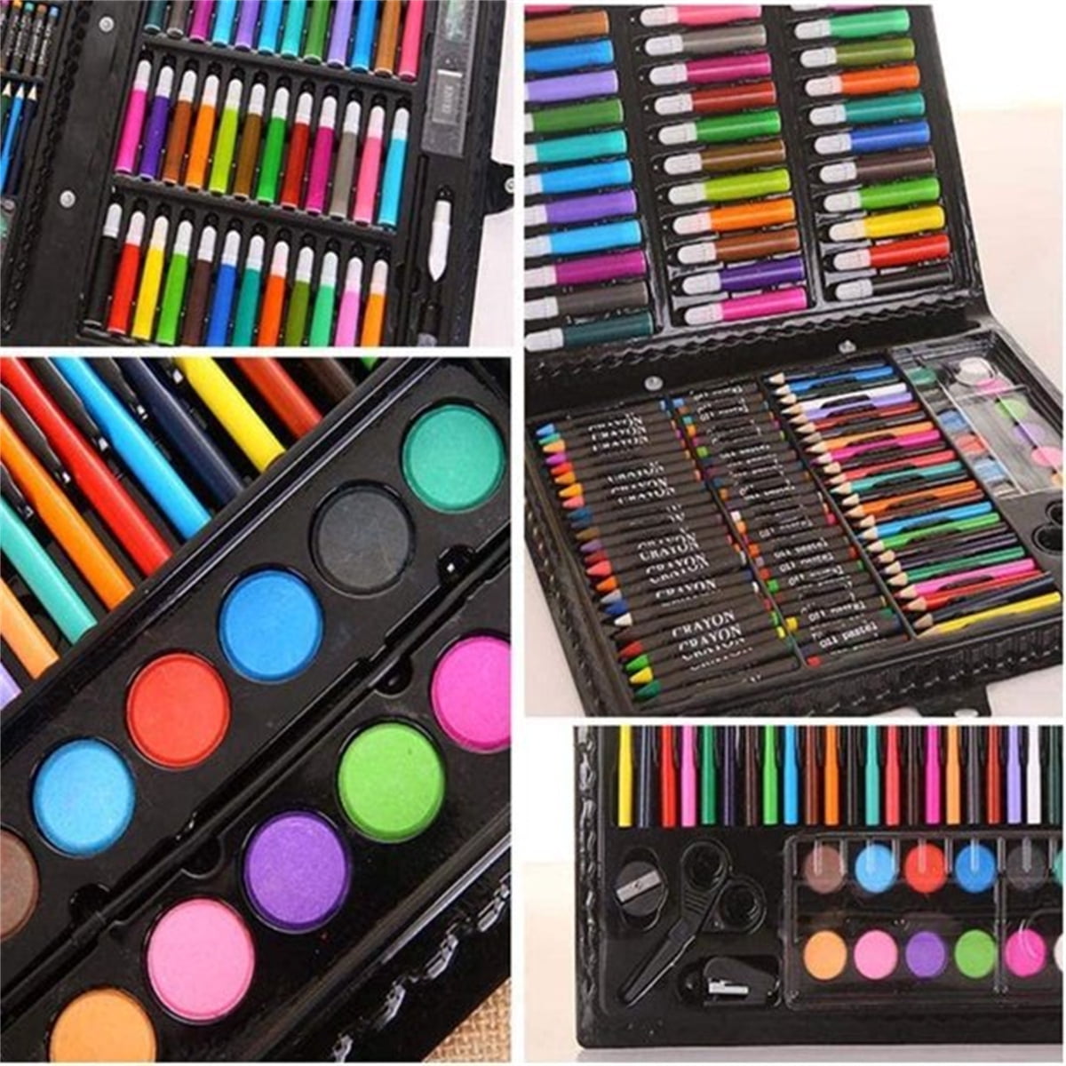 150 Piece Deluxe Art Set, Casewin Art Supplies for Drawing, Painting and  More, Kid Crafting Supplies Great for Teenage 4 5 6 7 8 9 10 11 12 13 Years  
