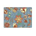 thumbnail image 3 of CADecor Flower And Bird Couch Sofa or Bed Fleece Blanket Throw 58x80 inches, 3 of 3