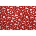 thumbnail image 2 of Addison Rugs Mayfield Premium Machine Washable Transitional Holiday Red Rectangle Rug, 1'8" x 2'6", 2 of 6