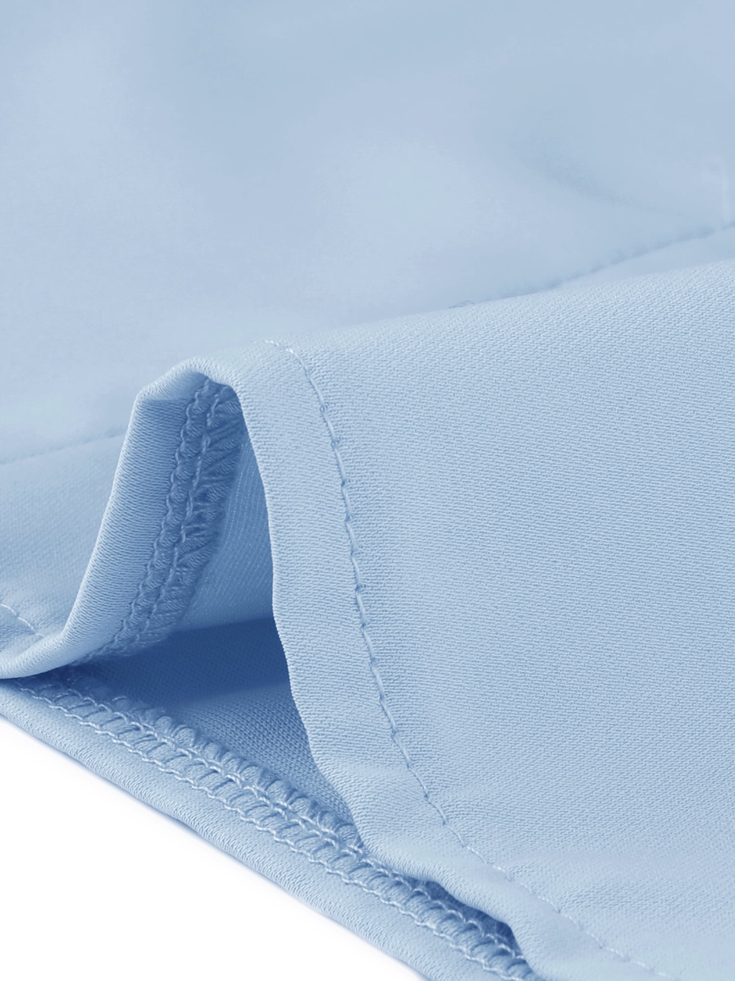 DARING DIVA Women's Maternity Nursing Button Down Business Pleated Tops L Blue