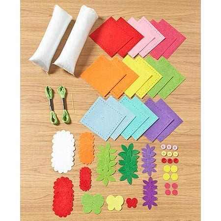 Make Your Own Patchwork Pillow Kits Flowers Amp Butterflies