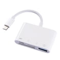 thumbnail image 2 of Adaptador de tarjeta de memoria con puerto de carga Plug and Play 14 en 1 para IOS a lector de tarjetas de carga USB SD TF, 2 of 10