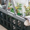 thumbnail image 2 of CleverMade Eco Collapsible Shopping Basket with Handles, 6 Gal, 2 of 9