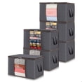 thumbnail image 1 of Bolsa de almacenamiento de ropa Lifewit, 6 paquetes de 60 L de capacidad, 1 of 6
