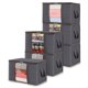 thumbnail image 1 of Bolsa de almacenamiento de ropa Lifewit, 6 paquetes de 60 L de capacidad, 1 of 6