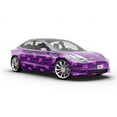thumbnail image 6 of Rwraps Purple Mosaic Mardi Gras Gloss Vinyl Film Wrap 59in x 18ft Vinyl Vehicle Car Film Sheet Roll, 6 of 9