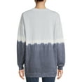 thumbnail image 3 of Time and Tru Women's Crewneck Tunic Sweatshirt, 3 of 5