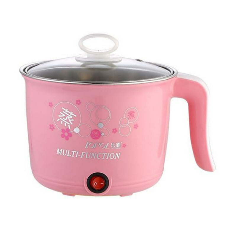 1.6L Capacity Electric Cooking Pot Portable Multi Functions