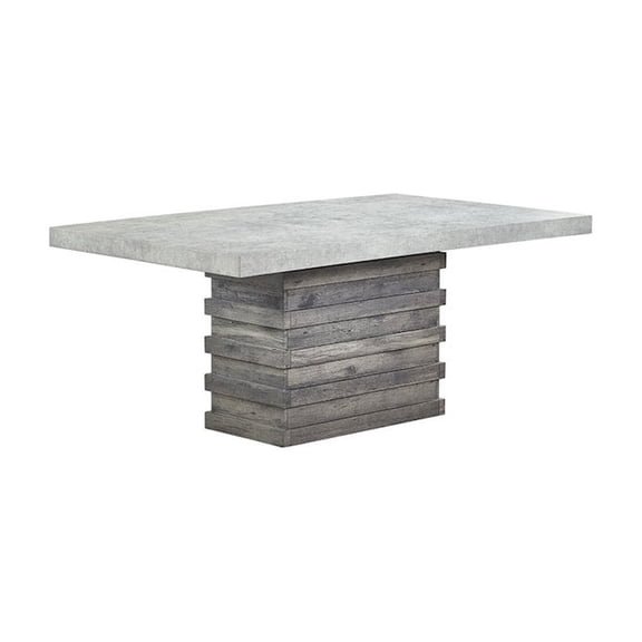 Best Quality Furniture 3D Texture Paper Table Top & Base Dining Table