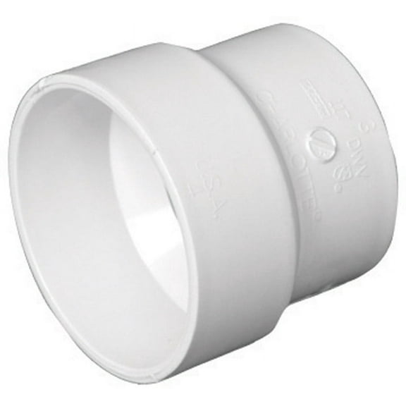 Charlotte Pipe 4 in. Hub x 4 in. Dia. Hub PVC Coupling