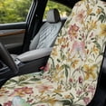 thumbnail image 3 of Bulopur Boho Front Car Seat Towel for Women Vintage Butterfly Breathable Sweat Carseat Protector with Storage Bag for Beach Vacation Soft Fit SUV Sedan Truck 1pcs, 3 of 7