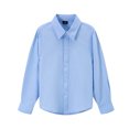 thumbnail image 1 of Camisa blanca para niños, camisa blanca para niños, uniforme escolar, ropa de actuación, camisa blanca para niños, ropa de actuación de manga larga de primavera y otoño, 1 of 2