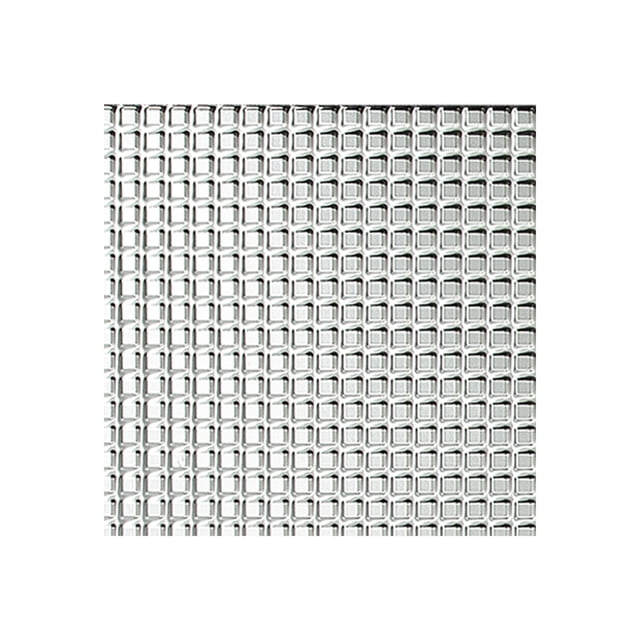 FASÄDE Easy Installation Squares Brushed Aluminum Wall Panel Sample (12" X 12" Sample)