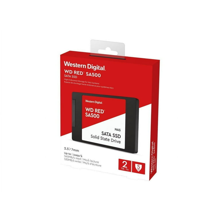 Western Digital 2TB WD Red SATA SSD, Internal 2.5'' Solid Western Digital 2TB WD Red SATA SSD, Internal 2.5'' Solid