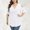 White tops for women, variant on Wycnly Womens Blouses and Tops Dressy Empire Waist Plus Size Swing Cold Shoulder Tunic Shirts 2024 Summer V-Neck Short Sleeve Floral Print Casual Blouses Army Green XL