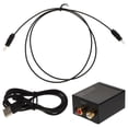 thumbnail image 1 of KAKOWELY 3.5 hole audio converter Portable Digital Coaxial and Optical to Analog Audio Converter with 3.5mm Jack for RV Theater and Sound Systems Convenient Audio Converter, 1 of 5