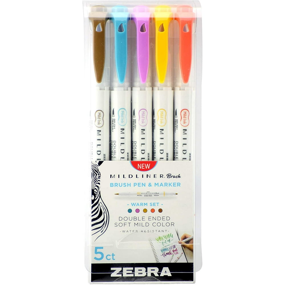 Zebra Pen Mildliner Double Ended Highlighter Set Broad and Fine Tip