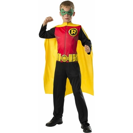 Robin Boys Jumpsuit Halloween Costume