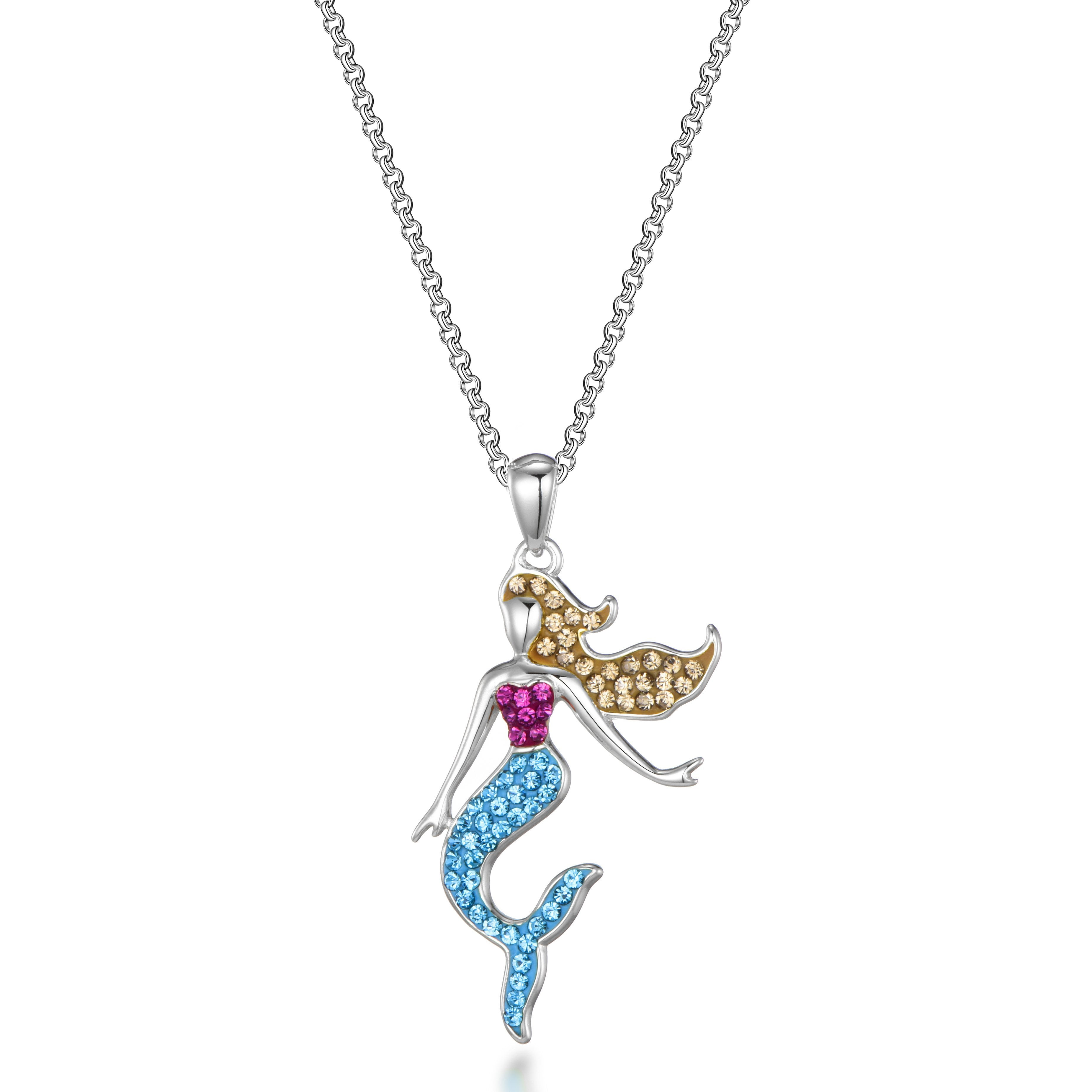 Crystal Mermaid Necklace
