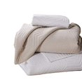 thumbnail image 4 of Benjara BM226407 Microfiber Quilt Set with Geometric Print, White - Full Size - 3 Piece, 4 of 5