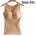 thumbnail image 2 of Camisas térmicas sin mangas para mujer con sujetador incorporado, chaleco, ropa interior, ropa interior térmica de malla sexy, 2 of 5